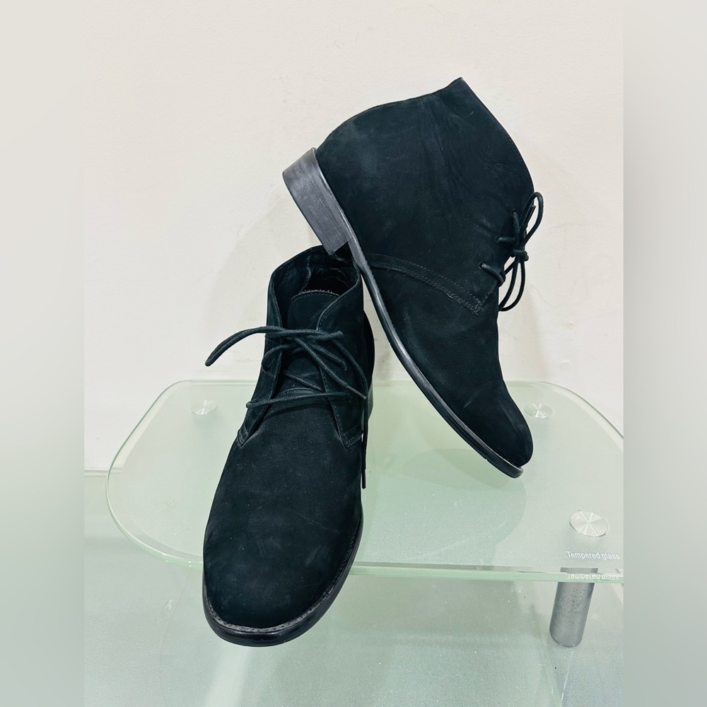 Jennen Mr. Schubert Elevator‎ Shoes Black Suede Size 43EU . US Men's 10